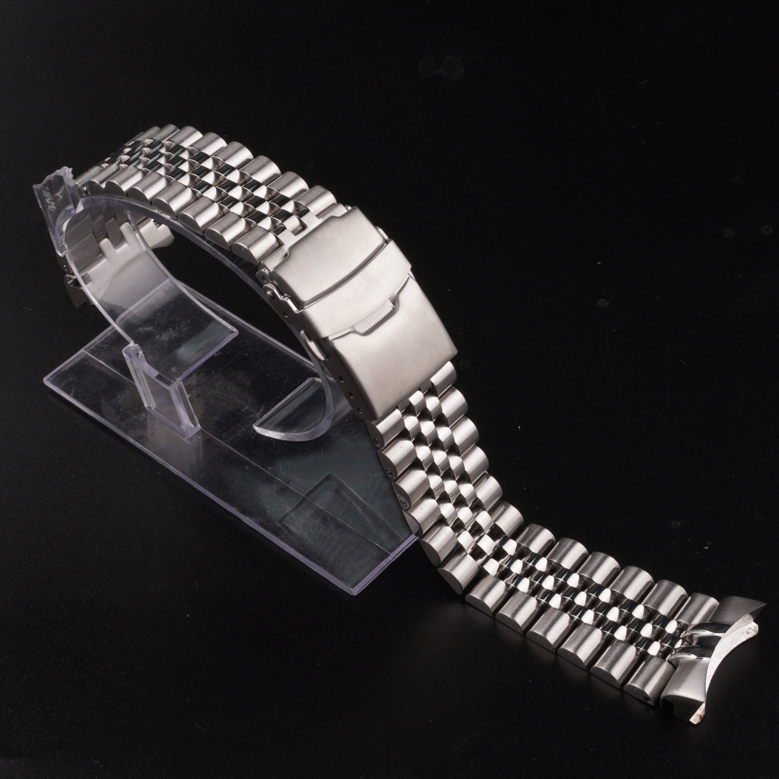 Cinturino in acciaio inossidabile ad arco solido per braccialetto giubileo 13mm 17mm 20mm 21mm per cinturino per orologio di lusso Rolex uomo donna braccialetti  1511