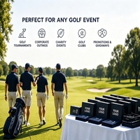 Juego de Regalo Personalizado LINHON para Torneos de Golf con Camiseta Polo, Gorra de Golf, Toalla, Marcador de Pelota, Insignia, Kit de Promoción para Eventos de Golf