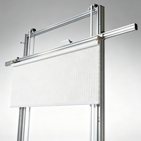 Honki Bright Double Poste, Machine d'inspection et de levage motorisée entièrement automatique pour stores à lamelles, stores à rouleaux, stores zébrés et stores alvéolés