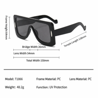 Nouveautés Sunray : Lunettes de soleil tendance pour femmes, vente en gros, fabrication chinoise, personnalisables, pas chères, colorées, carrées, à la mode