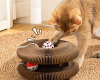 Planche à gratter pliable pour chat-Jouet orgue magique pour chat-Résistant aux rayures et à l'abrasion