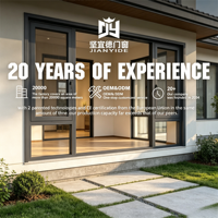 Ventana de PVC de Estilo Europeo, Abatible hacia Adentro, Doble Acristalamiento, Eficiente Energéticamente, Insonorizada, para Viviendas y Villas