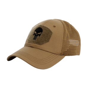 Gorra de Béisbol de Malla con Diseño de Calavera en Varios Colores, Unisex, Táctica, Deportiva, Ajustada, Transpirable e Impermeable para las Cuatro Estaciones - Product Image 1