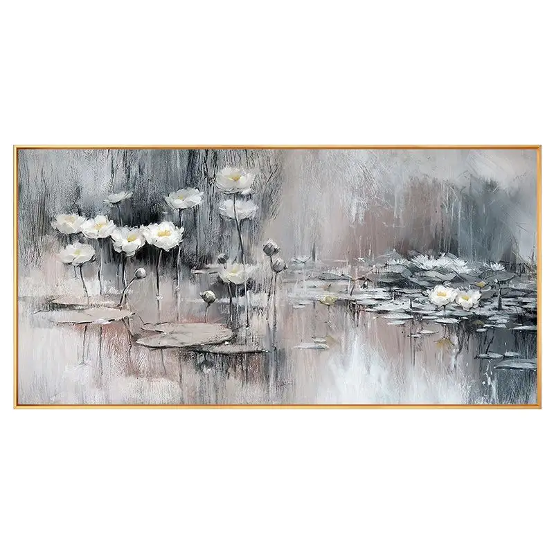 Nước Lily AO bởi Claude Monet sơn dầu sinh sản nổi tiếng ấn tượng tinh khiết handmade bức tranh tường nghệ thuật trên vải