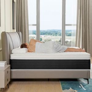 Colchón de Alta Resistencia, Híbrido de Espuma y Resortes, Compresión al Vacío, Soporte para Dormitorio y Hotel, 3308D - Product Image 2