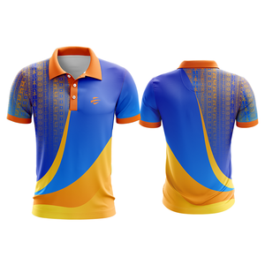 เสื้อโปโลแขนสั้นผู้ชายทรงโอเวอร์ไซส์เสื้อโปโลผ้าโพลีเอสเตอร์ออกแบบโลโก้ได้ตามต้องการ - Product Image 2