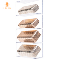 Étui à lunettes de luxe en métal de style moderne, coque rigide carrée, personnalisable avec logo, pour le sport et les voyages, tendance, vente en gros à prix abordable