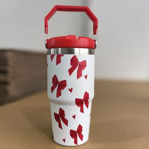 Tazza da Auto Portatile in Acciaio Inox a Doppio Strato con Coperchio, 20oz/30oz, per San Valentino 2026 - Product Image 1