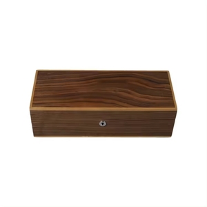 Eco-Friendly <b>Storage</b> Gift <b>Box</b> MDF Veneer <b>Lockable</b> Handmade Custom Natural Craft Wooden Rectangle DS Brand - Product Image 6