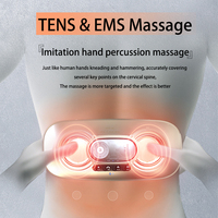 Kabellose USB-Aufladung Eingebauter Akku Luftdekompression Rückenstütze Lendenwirbeltraktion Massagegerät Rotlicht-Heizung Vibration