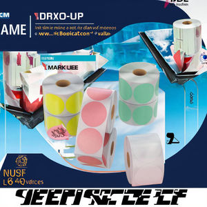 Rouleaux de papier thermique autocollant pour imprimante, anti-rayures, étanches et résistants à l'huile, 40 x 30 mm, pour étiquettes de colis et codes-barres - Prix usine - Product Image 3