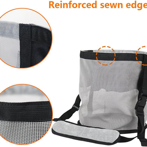 Muestra Gratuita de Bolsa de Alimentación para Caballos Ajustable con Almohadilla de Cuello Cómoda, Bolsa de Alimentación de Lona Resistente y Duradera para Caballos - Product Image 2