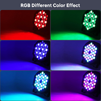 Projecteurs mobiles U'King 36 LED RGB DMX IP44 pour scène, DJ et discothèque