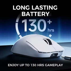 Mchouse A5 V2 siêu tri-chế độ không dây paw3395 cảm biến quang 26k dpi không dây eSports Chuột chơi game - Product Image 2