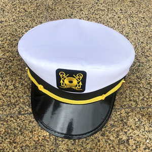 Sombreros de Capitán para Fiestas en Yates, Decoración de Moda, Gorras Blancas, Negras y Rosas para Promoción, Sombrero de Capitán Marinero, Venta al Por Mayor - Product Image 6