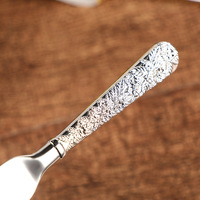 Ensemble cadeau de mariage en argent anniversaire Vintage fête décoration or outils de gâteau couteau à gâteau et ensemble de serveur