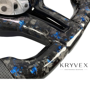 Volant sport à 3 branches en fibre de carbone LED Kryvex Performance pour les séries F F10/F20/F22/F30/F32/F36/F40 M2 M3 <span class=keywords><strong>M4</strong></span> M5 personnalisé - Product Image 6