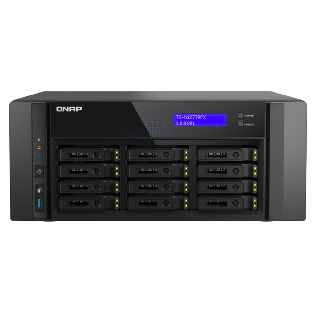 QNAP TS-h1277AFX Is Equipped with AMD Ryzen 7 9000 Series Processors and DDR5 Memory NAS Server Storage TS-h1277AFX