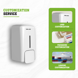 เครื่องจ่ายสบู่โฟมแบบตลับพลาสติกของ Fanda ใช้งานด้วยมือสำหรับโรงแรมหรู - Product Image 5