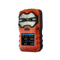 Detector de Gas Combustible Portátil Cuatro en Uno LEL O2 CO CO2 con Alarma de Sonido, Luz y Vibración para Minas de Carbón XUXIN JD4(A)