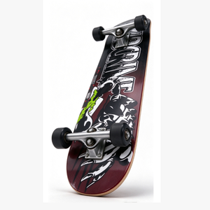 Skateboard complet en érable mixte 7 plis de 8,25 pouces, double kick, avec trucks Gravity Cast et roulements ABEC-7 - Product Image 4