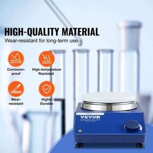 Plaque d'agitation magnétique Vevor 20L 0-1500 tr/min, équipement de mélange horizontal non chauffé en acier inoxydable, facile à utiliser - Product Image 5