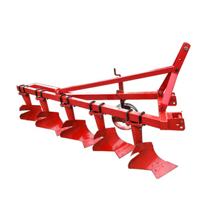 Arado de surco 1L-425 de 4 hileras, cultivador agrícola rojo para tractor, equipo de labranza profunda de alta productividad - Product Image 3