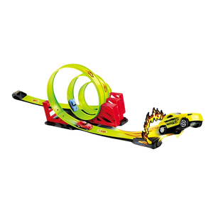 Juguetes <span class=keywords><strong>Hot</strong></span> Slot: Coche de Juguete de Plástico Total Take Over con Ruedas de Retroceso y Pista de Construcción, Escala 1:5, Unisex para Niños - Product Image 2