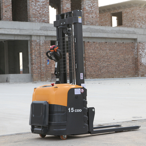 Factory Hot Sale <strong>Power</strong> <strong>Stacker</strong> 1500kg 2000kg <strong>Lift</strong> Height 3m-5m <strong>Electric</strong> <strong>Stacker</strong> Machine Wide Pallet <strong>Stacker</strong> - Product Image 1
