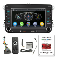 Lecteur multimédia de voiture 2 Din 7 pouces pour VW Golf Polo Beetle Amarok Touran Polo Passat avec Carplay sans fil Android Auto