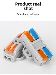 Có thể sửa chữa loại nhanh chóng phổ nhỏ gọn dây dẫn dây dẫn Push-in khối thiết bị đầu cuối với đòn bẩy điện nhanh chóng dây nối dây - Product Image 5