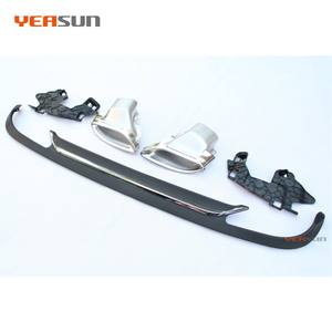 Difusor trasero cromado Clase <span class=keywords><strong>E</strong></span> W212 para Mercedes Benz, aspecto clásico, E300, 2013, 2014, 2015 - Product Image 4