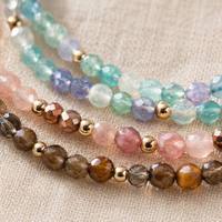 Collier de perles d'espacement facettées en Lapis Lazuli de 2-4 mm |   Pierre naturelle en brins séparés pour bijoux DIY, fourniture en gros, marque Xinzhuang