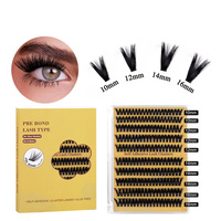 Faux cils Triple pré collé Cluster cils maquillage individuel auto-greffage Extension de cils pas de colle cils