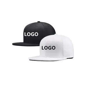 Topi Bisbol Pinggiran Datar Logo Kustom Kaya Warna Topi Snapback Dipasang Kasual Hip Hop Topi Snap Back