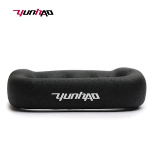 <span class=keywords><strong>Manubri</strong></span> a D in ghisa con logo personalizzato, 0.5, 1, 2, <span class=keywords><strong>3</strong></span>, 4 <span class=keywords><strong>KG</strong></span>, rivestiti in neoprene nero, per allenamento di forza, jogging e camminata - Product Image 3