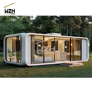 Modern prefabrik evler elma pod kapsül ev ev elma kabin elma kabin