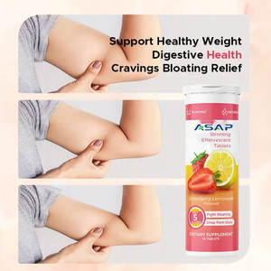 Soporte de fábrica Peso saludable Desintoxicación digestiva Bebida limpiadora Bebida adelgazante Extracto de té verde Tabletas efervescentes adelgazantes - Product Image 2