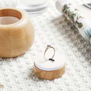 กล่องเก็บของไม้ MDF รูปทรงสี่เหลี่ยมผืนผ้า งานฝีมือสวยงาม ไม่ผ่านการตกแต่ง สำหรับของขวัญชิ้นเล็ก กล่องใส่แหวนไม้สุดหรู ขายส่ง - Product Image 2