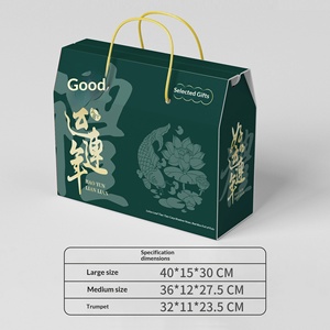 Premium Custom Food <b>Gift</b> <b>Boxes</b> for Pastries Dried Fruits & Snacks Stylish Carry Handle Colorful Packaging - Product Image 4