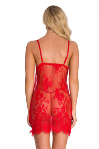 UD6378 Fabbrica Rosso Trasparente Sexy Del Merletto Della Bamboletta Sexy Delle Donne Della Biancheria di <span class=keywords><strong>Natale</strong></span> - Product Image 3