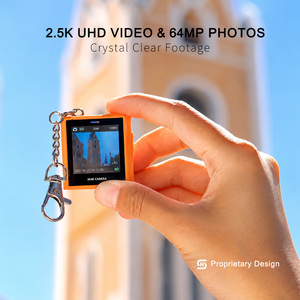 Caméscope numérique 2,5K 64MP avec écran carré de 1,4 pouce, zoom 16X et fonction ralenti, idéal pour les fans de <span class=keywords><strong>TikTok</strong></span> et des réseaux sociaux - Product Image 3