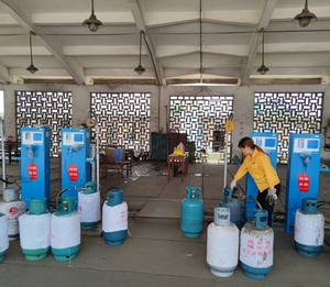 Độ chính xác cao kỹ thuật số LPG điền quy mô với Auto shut-<span class=keywords><strong>off</strong></span> cho Xi lanh khí bơm - Product Image 4