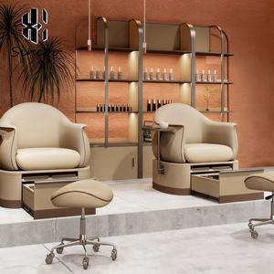 Sillones de Pedicura de Diseño Personalizado de Lujo del Fabricante, sin Tuberías, con Ajuste, Sillón de Spa para Pies para Salón de Uñas - Product Image 2