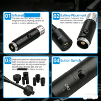 Kit laser infrarouge à point rouge Zeroed Seconds, directement de l'usine, 7 emplacements, léger, multifonctionnel, construction métallique, utilisation en extérieur