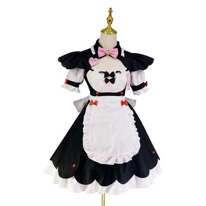 Maid Outfit Chocolate Vanilla Cosplay Costume Plus Size Anime Role Playing Dress Polyester Fiber - Product Image 5