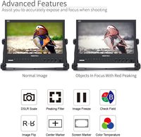 SEETEC P133-9HSD 13.3 Pouces Pro 1920x1080 SDI IPS Écran En Aluminium Design Professionnel LCD Full HD Directeur Moniteur de Diffusion