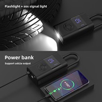 Tire Inflator Portable 25 Cylinder Smart Air Compressor Auto Fast Inflation Pump for Car Motorcycle Bicycle