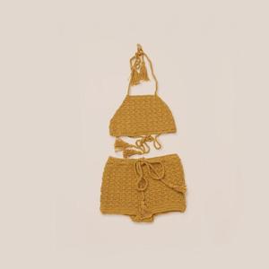 Traje de Baño de Ganchillo Hecho a Mano para Bebé Niña Bliss - Product Image 1