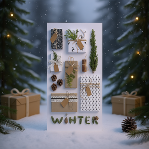 Pancarta de Invierno 90x180cm Decoración Navideña Decoración para Fiestas - Product Image 3